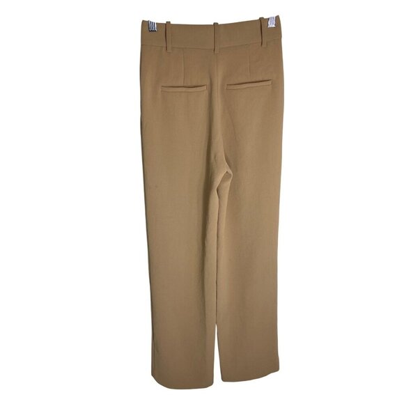 Wilfred The Effortless Pleated Tan Camel Pant Crepette-sz 00 - Picture 2 of 11